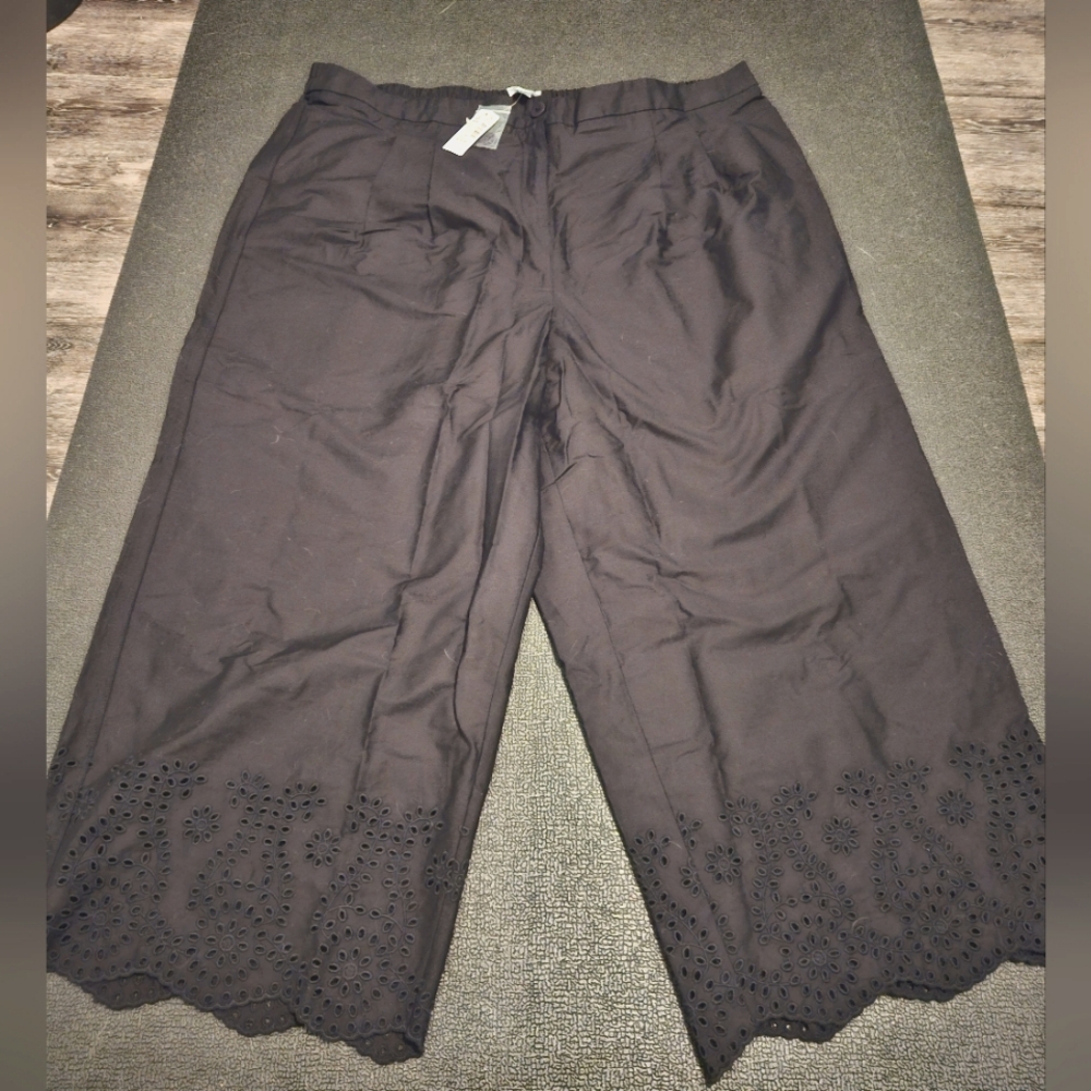 BNWT  Ladies Penningtons Wide Leg 100% Cotton Pant sz 22